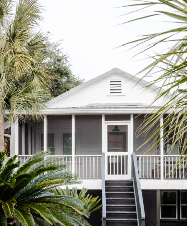 A white beach house
