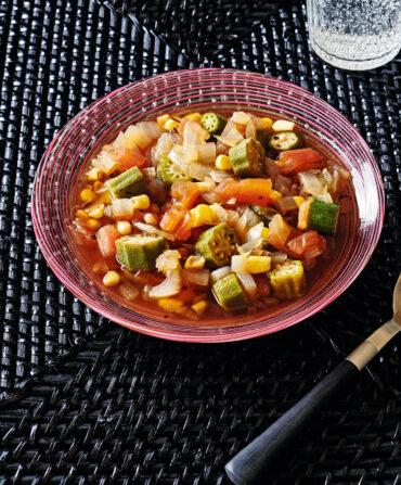 A bowl of succotash