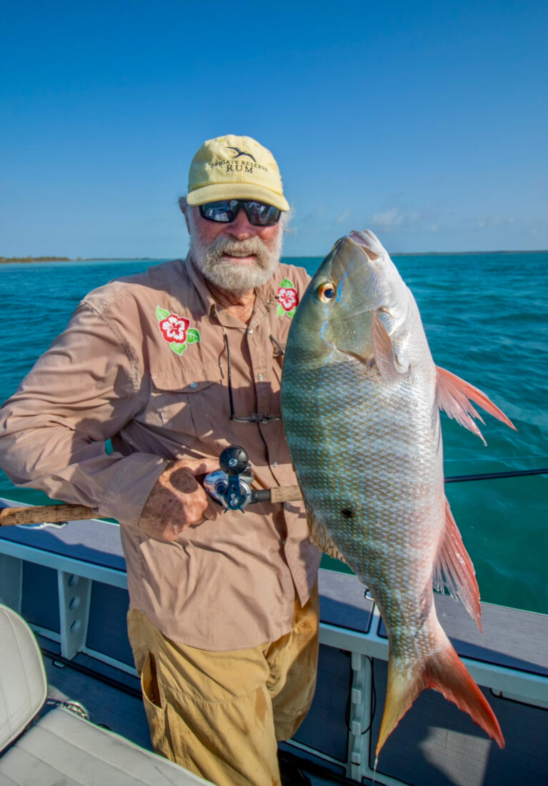 Man holding a fish